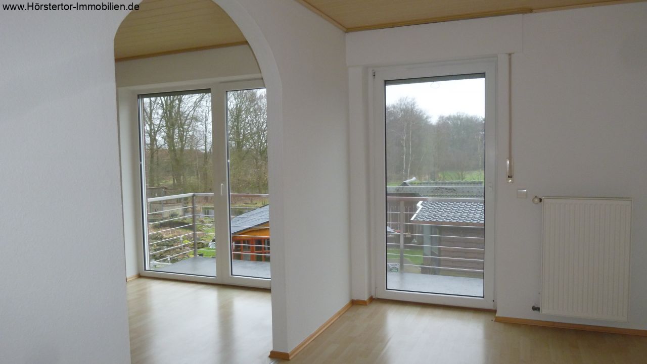 Sprakel, naturnahe 2,5 Zi-Wohnung mit Balkon am Rande der Rieselfelder