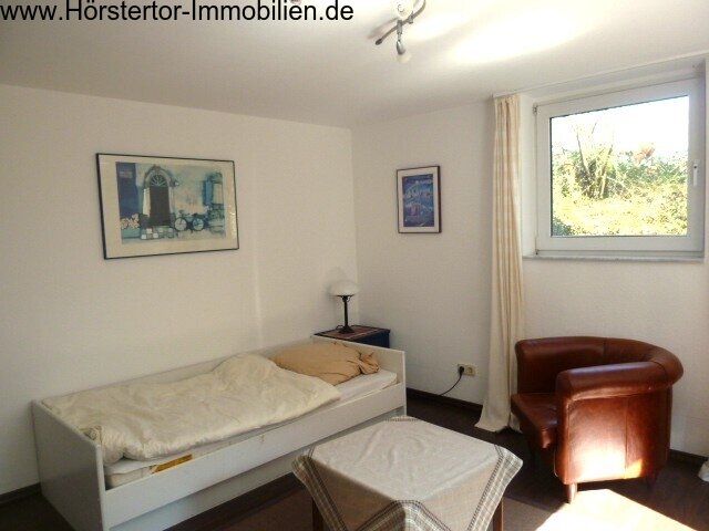 Angelmodde, für "Wochenendfahrer": teilmöbliertes Souterrain-Apartment mit EBK