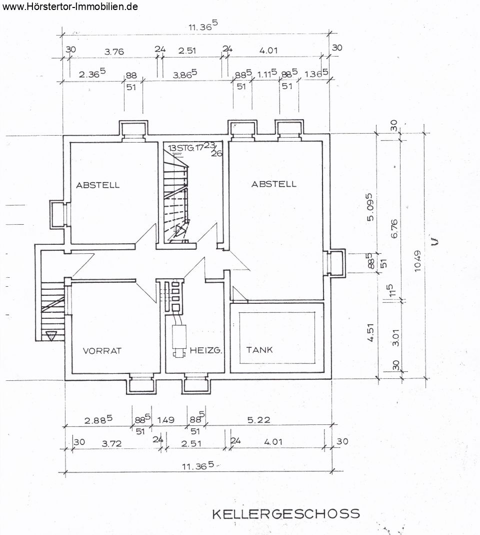 Grundriss Kellergeschoss