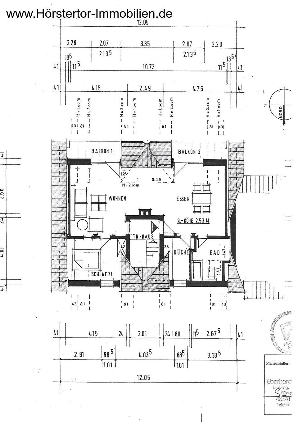 Grundriss Dachgeschoss