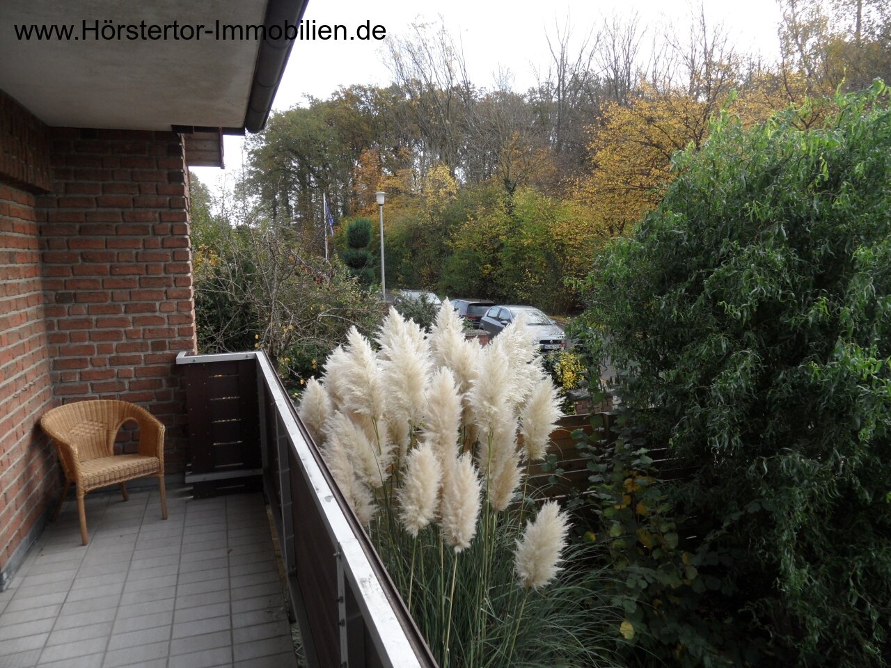 Ausblick von einem der beiden Balkone